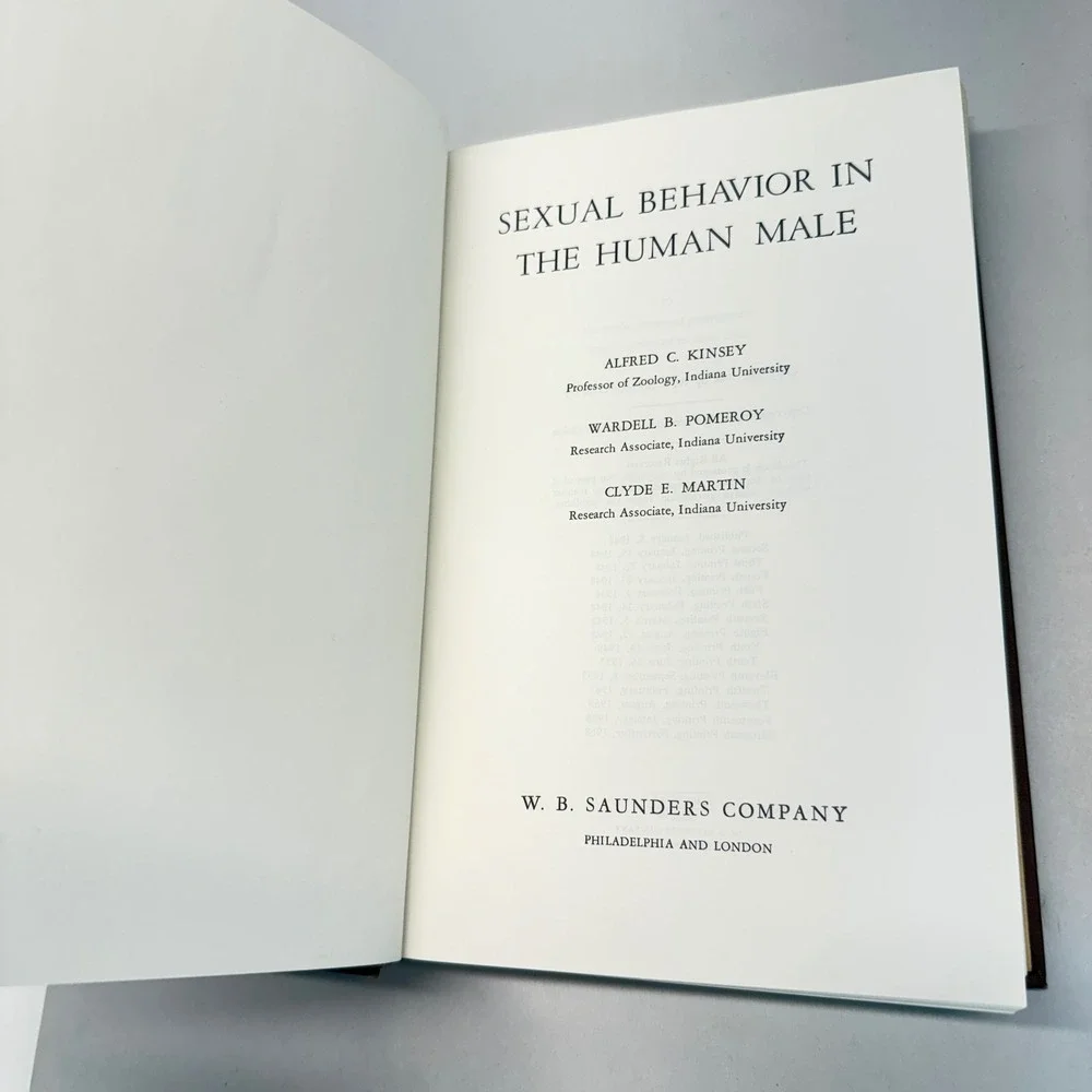Kinsey Reports Sexual Behavior in the Human Male & Female 2 Vol Set Saunders